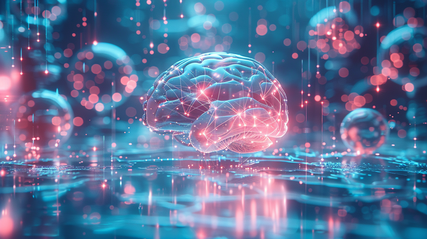 思考と情報が繋がるイメージ