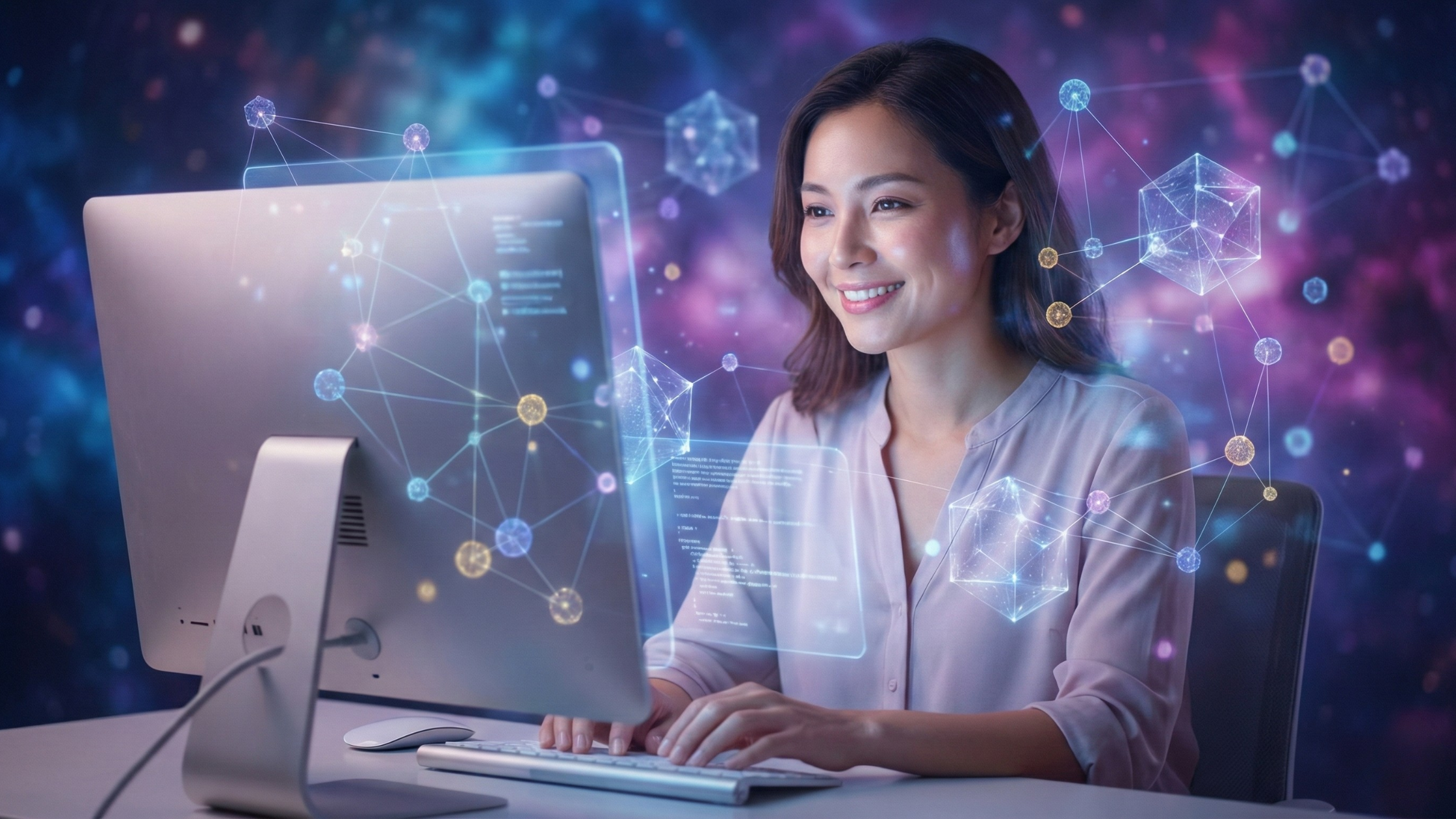 Obsidianを利用している女性